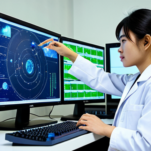 Home 19 **
"A young Vietnamese engineer in a fully clothed, professional lab coat, working on a futuristic satellite model in a high-tech research lab, surrounded by computer screens displaying complex data. Safe for work, appropriate content, modest, professional. Perfect anatomy, correct proportions, natural pose, well-formed hands, proper finger count, natural body proportions, high quality, professional photography."
**